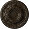 Ekena Millwork Granada Ceiling Medallion (Fits Canopies up to 7 1/8"), 23 1/2"OD x 2 3/4"P, Stone Hearth Crackle CM24GASHC - alternate 1